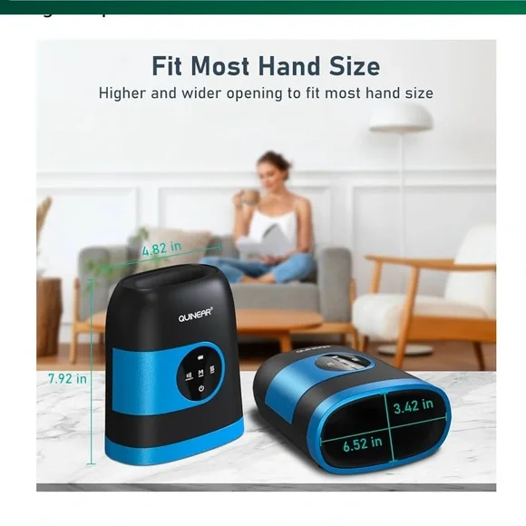 QUINEAR Hand Massager, Cordless Hand Massager with Heat and Compression - Picture 5 of 8